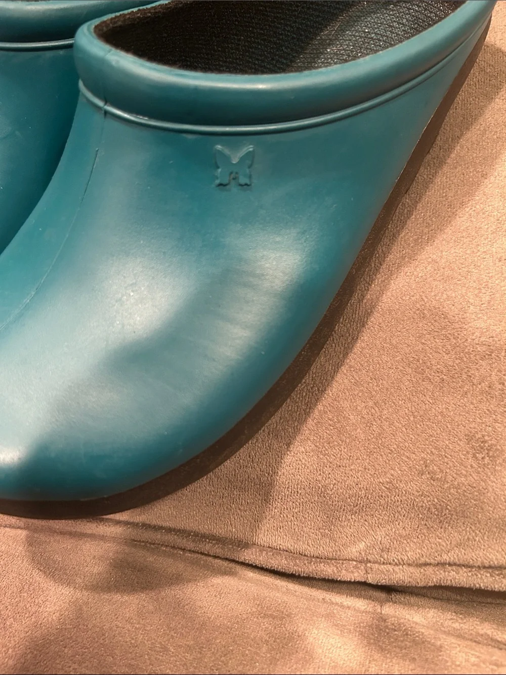 Sloggers Garden Clogs Teal Slip-On Waterproof Women’s Size 8